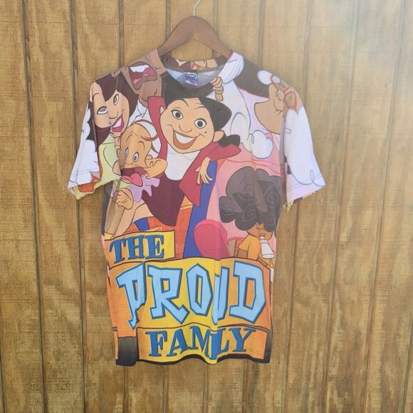 Rage On The Proud Family All Over Print Front & Back T-Shirt Unisex Adult Size M - Picture 1 of 9